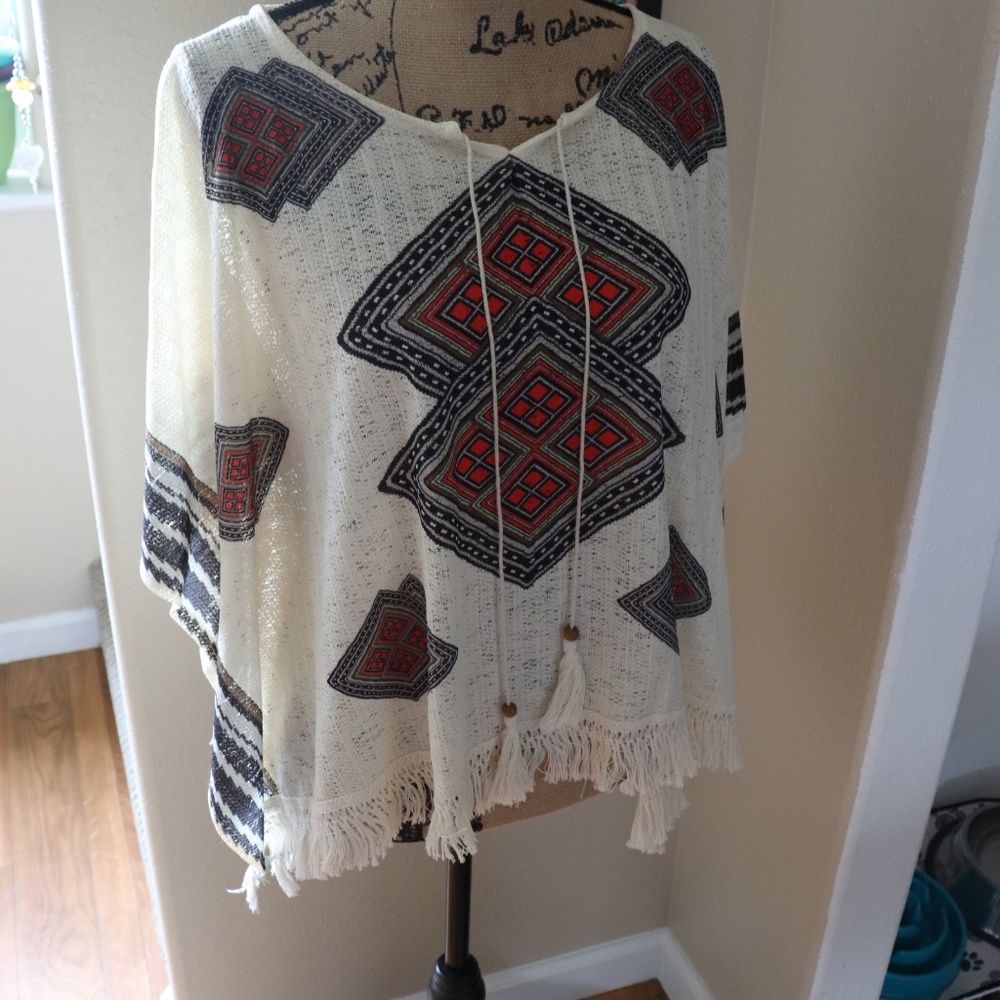 Southwest Style Poncho